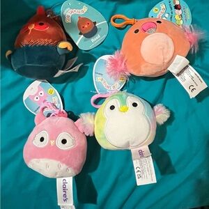 Squishmallows Multicolor Stuffed Animals Set
